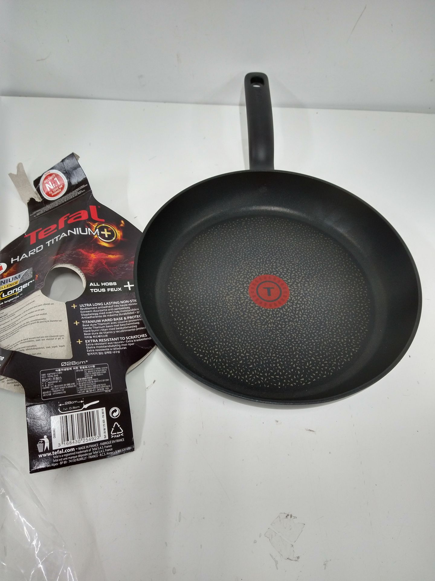 Tefal Poêle C69506 Hard Titanium Plus | 28 cm | revêtement antiadhésif